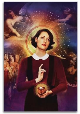 Zamm Fleabag Leinwand-Poster, Wandkunst, dekoratives Gemälde, Schlafzimmer, 30 x 45 cm, ungerahmter Stil