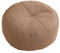 JISADER Almohada de Suelo de meditación, Asiento Redondo de 16.0 in para Adultos, cojín de Suelo para Sala de Estar, Dormitorio, Sala de Juegos, MARRÓN