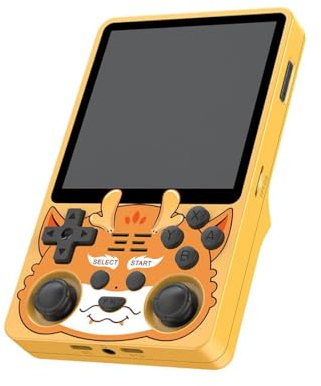 RGB20SX Retro Handheld Spielkonsole, 16 + 128G mit 20000+ Spiele 4-Zoll-IPS-Mini-tragbarer Retro Arcade Handheld Emulator Videospieler für Spieleliebhaber Kinder Erwachsene