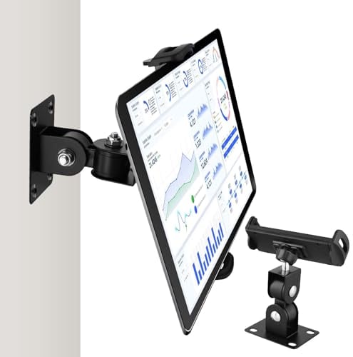 Schwenkbare Tablet-Wandhalterung, Telefonhalterung Armhalterung Kompatibel Mit Geräten Mit 11,94-32,76 cm, Einschließlich Ipad Pro Mini Air Smartphone E-Reader