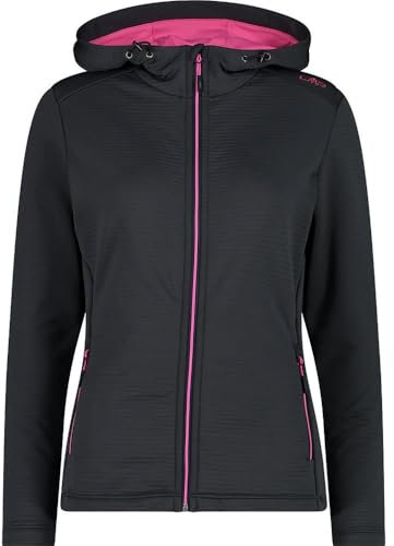 CMP - Woman Jacket Fix Hood, Antracite-Festival, 54
