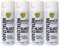 various-Pintura Spray Metarizado Blanco Brillo Multicolor Profesional 400ml Adecuado Metal Madera y Plástico Pack de 4 unidad