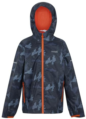 Regatta Bedruckte Kinderjacke Lever II, wasserdichte Außenjacke