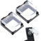 Lot de 2 caches de bouton poussoir d'alimentation, protection de sécurité anti-poussière pour trou de montage de 17 mm, couvercle de bouton d'alimentation PC, couvercle de bouton de démarrage du