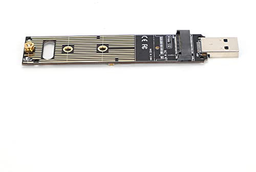 NVME SSD Adapter Board, Plug and Play, USB Adapter, for 970 Series, 960 Series, Crucial NVME SSDs, High Performance 10Gbps USB 3.1 Gen 2 Chip, No Cable Required,