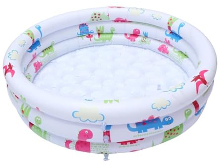 Toyvian Piscina Inflable Pequeña Redonda Bomba para Practicar Natación Infantil El Hogar