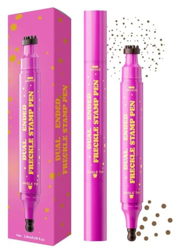 Stylo Taches de Rousseur Naturelles,Freckles Pen,Résistant à l’eau et Longue Tenue,Application Facile,Look Ensoleillé et Lumineux,convient à tous les types de peau-02