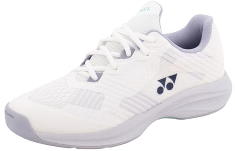 YONEX SONICAGE Modell 2025-26 Damen Weiss Carpet Tennisschuhe Hallenschuhe – Größe 37 – Glatte Indoor Sohle für Teppichboden – Leichter & bequemer Damen Tennisschuh mit Dämpfung & Stabilität