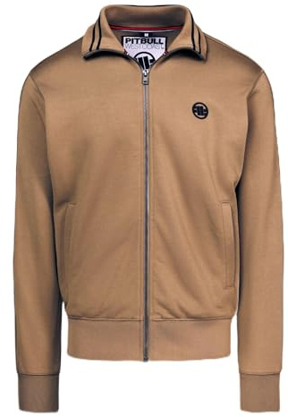PITBULL - Herren Pullover, Sweatshirt Oldschool Tape Logo, Normaler Sportlicher Schnitt, Komfortabel, Polyestergewebe Blouson