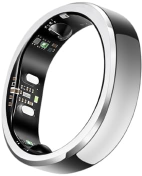RingConn Gen 3, Der weltweit erste Smart Ring mit Gefäßtrend-Analyse | ohne App-Abonnement, mit Vibrationsbenachrichtigungen, Schlaf, Fitness, Herzfrequenz, 14 Tage Akku, Größe vorher prüfen