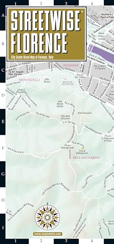 Streetwise Florence Map - Laminated City Center Street Map of Florence, Italy: City Plan (Streetwise Maps)