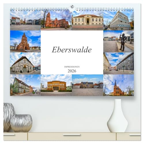 Eberswalde Impressionen (hochwertiger Premium Wandkalender 2026 DIN A2 quer), Kunstdruck in Hochglanz: Wunderschöne Bilder der Kreisstadt Eberswalde (CALVENDO Orte)
