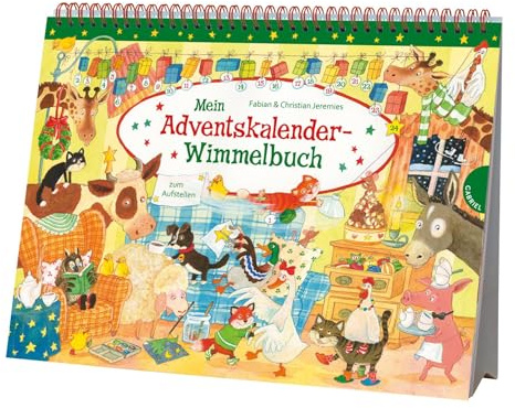 Mein Adventskalender-Wimmelbuch: zum Aufstellen