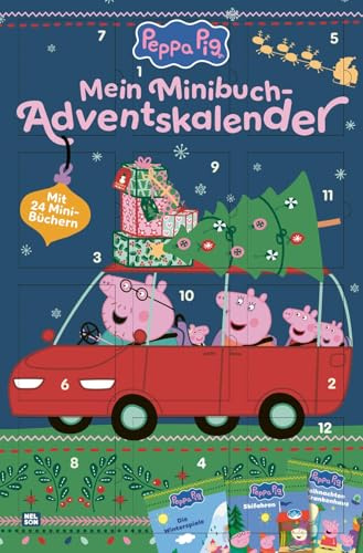 Nelson Mini-Bücher: Peppa Wutz Minibuch-Adventskalender: Mit 24 tollen Mini-Büchern | Weihnachtlicher Vorlesespaß ab 3 Jahren
