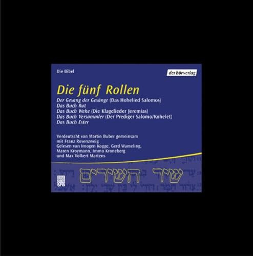 Die Bibel / Die fünf Rollen: Der Gesang der Gesänge, Buch Rut, Buch Wehe, Buch Versammler, Buch Ester