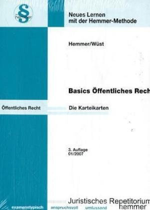 Basics Öffentliches Recht. 108 Karteikarten (Karteikarten - Öffentliches Recht)