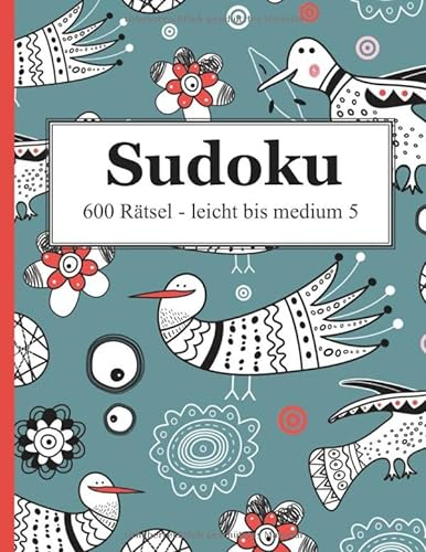 Sudoku - 600 Rätsel leicht bis medium 5