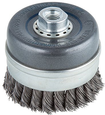 wolfcraft Steel Wire Cup Brush, Twisted I 2150000