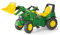 Rolly Toys S2671012 Toys rollyFarmtrac John Deere 7930 (mit Frontlader, für Kinder von 3 bis 8 Jahre, Zweigangschaltung, Sitz verstellbar) 710126 grün