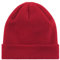 HANSEHELD Strickmütze 100% Schurwolle Merino Feinstrickmütze - Rot | Basic | Groß | Umschlag | Weich | Feinstrick 100% Wolle (Merino) | Mulesingfrei | Made in Germany