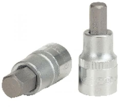 KS Tools 917.1316 1/2 Bit-Stecknuss Innensechskant, kurz, 3/16