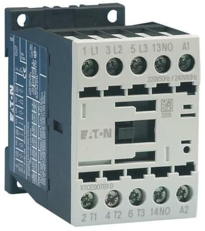 Eaton 290055 Leistungsschütz, 3-polig + 1 Schließer, 7, 5 kW/400 V/AC3