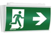 ESYLUX EN10061813 Fluchtweg-Notbeleuchtung Deckenmontage rechts