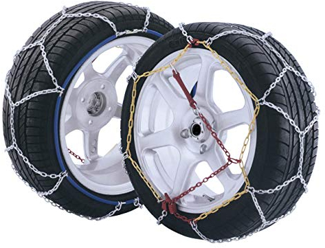 Netzförmige Schneeketten der Marke KRAWEHL mit einem Durchmesser von 9 mm und einem mechanischen Tensor - Gruppe 7 - AZ.3402.0011057