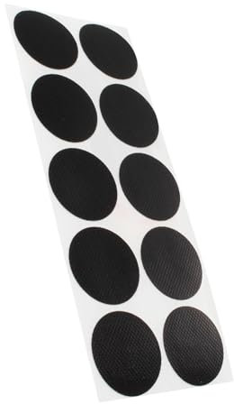 Klebepunkte farbig | PE-beschichtete Markierungspunkte | Farbe, Menge & Durchmesser wählbar | Bunte Klebepunkte (Schwarz, Ø 30 mm, 100 Stück)