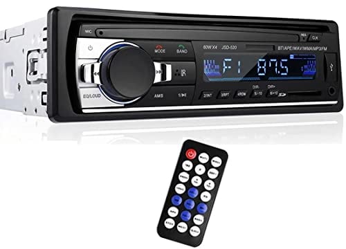 Digital Car Stereo - Single-Din Car Stereo Bluetooth In Dash with Remote Control - Receivers USB/SD/Audio - MP3 Player/FM Radio by Kidcia