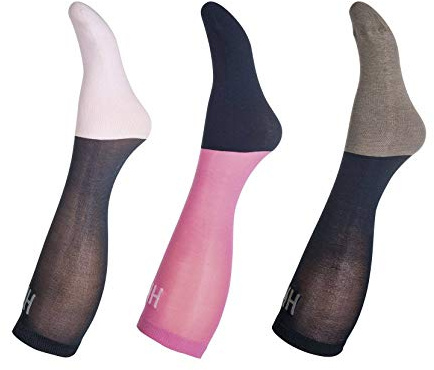 HKM Men's Socks Microcotton Colour Set of 3