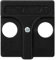 CABLEPELADO Tapa toma R-TV+SAT Simon 27 | Placa para tomas inductivas | ‎27097-38 | 45x45 mm | 1 elemento | Acabado Negro| Simon 27