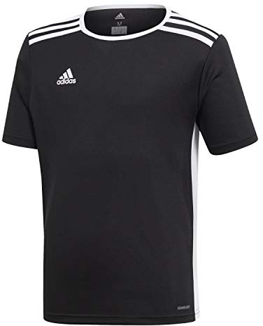 adidas Boy's Entrada 18 Jsyy JERSEY SHORT SLEEVE , Black/White, 140 UK