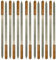 14 Stück Premium Grillspieße Edelstahl – Flache BBQ Spieße, 60cm Lang, 2,3cm Breit und 2mm Stark, Rostfrei & Wiederverwendbar, Perfekt für Kebab, Fleisch & Gemüse, Ideal für Grill, Barbecue & Camping
