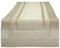 DII PVC Tischläufer für drinnen und draußen, gewebt, 35,6 x 182,9 cm, Champagner