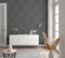 marburg Tapete Schwarz, Grau Steinoptik für Schlafzimmer Wohnzimmer oder Küche Made in Germany 10,05 x 0,53m