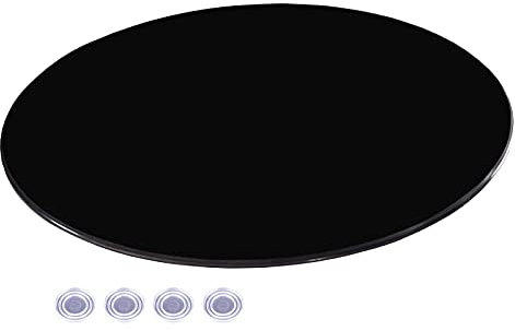 V3VOGUE Mesa Redonda Mesa Comedor Cristal Templado para Mesa, Mesas Centro Redondas, Tableros Redondos 40 50 60 70 80cm, Vidrio Templado, para Mesa De Comedor, Mesa De Café