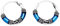 WINDALF Damen Schmuck Creolen LUNA 12 mm Vikings Ohrschmuck 925 Sterlingsilber
