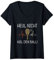 Damen Heul Nicht Hol Den Ball Tennis Tennisspieler Tennisball T-Shirt mit V-Ausschnitt