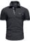 GLESTORE Poloshirt Herren Kurzarm Golf Polo T Shirt Casual Polohemd Sport Atmungsaktiv Polos Dunkelgrau XL