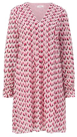 s.Oliver BLACK LABEL Damen 2148066 Kleid mit Allover Print, 41B1, 46