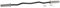 SPORTNOW 4ft Barbell Bar up to 100kg for 5cm Weight Plates with Spring Clips, Home Gym Weight Lifting Bar, 8kg