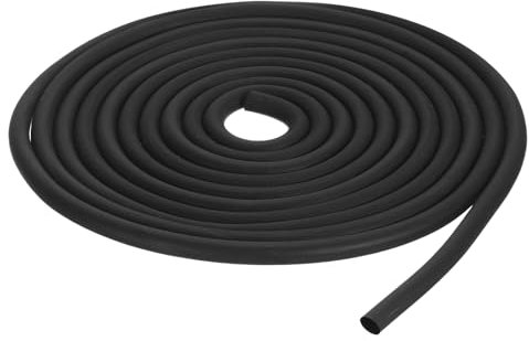 QUARKZMAN Nastro Tenuta Gomma Espansa, Diametro 8mm (5/16) Lunghezza 3,5 Metri (11,48 piedi) Gomma EPDM Rotonda per Guarnizioni Fai Da Te Magazzino Tappetini Tubi Schiuma Artigianato