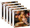 Cadre photo en acrylique 20 x 20 cm, cadre photo transparent double face sans cadre avec écran magnétique de bureau sur pied, cadre en lucite avec boîte cadeau, épaisseur 12 + 12 mm - Lot de 5