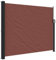 vidaXL Toldo Lateral retráctil marrón 160x500 cm