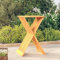 Rantry Klapphocker 40 x 32,5 x 70 cm aus massivem Teakholz, Stühle für den Außenbereich, Esszimmerstühle für Garten, Gartenmöbel, Terrassenmöbel