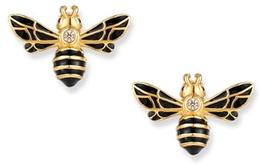 Bommel Bienen Ohrringe