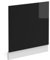 Vicco façade R-Line, Noir Haute Brillance/Blanc, 60 cm, PT Anthracite