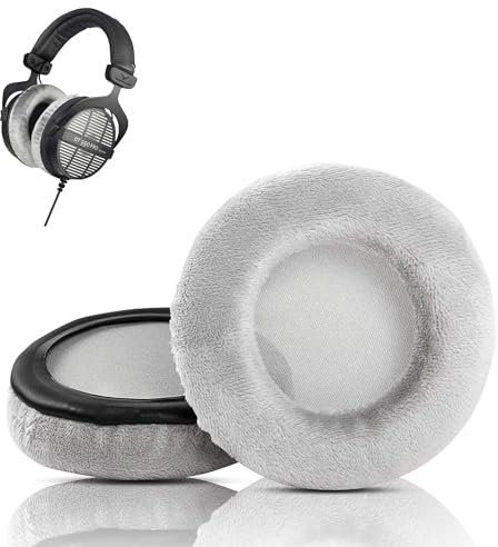 DT770 PRO Ohrpolster Ersatz Kompatibel mit Beyerdynamic DT 990 PRO DT 770 DT990 DT770 PRO Kopfhörer Ohrpolster Kissen (Weiches Gewebe/Hochwertiger Schaumstoff)