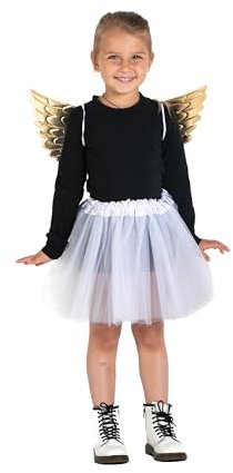 Ciao- Angel Angelito kit de disfraz (alas, falda de tul)